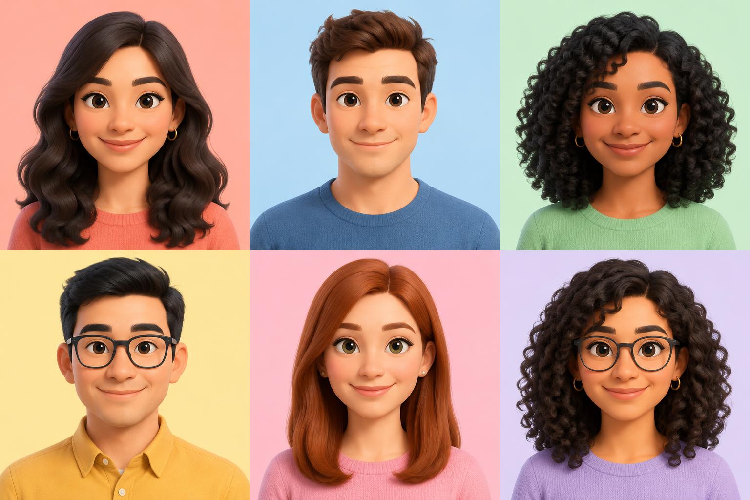 Retrato ilustrativo de personagem fictício