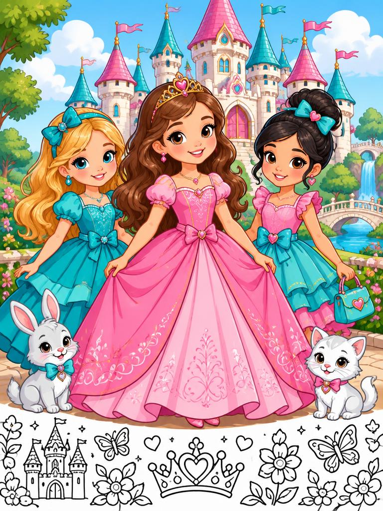 Capa ilustrativa — Princesas e Bonecas